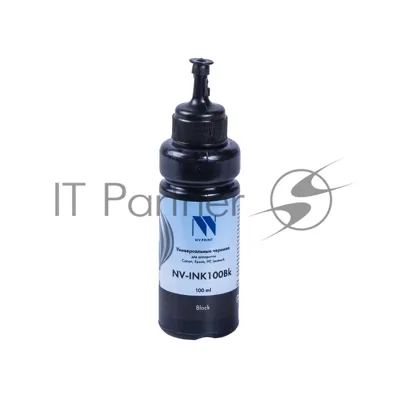 Чернила совместимые NVPrint NV-INK100U черный универсальные на водной основе для аппартов Сanon/Epson/НР/Lexmark (100 ml) (Китай)