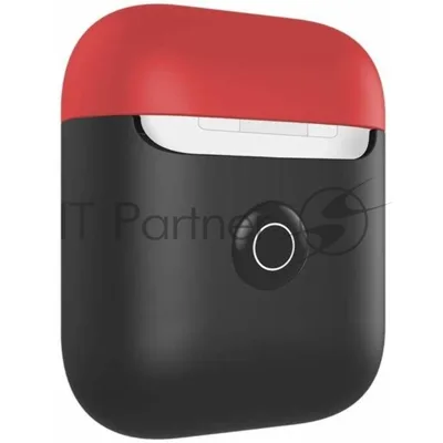 Чехол SwitchEasy Colors для в футляра с возможностью беспроводной зарядки к AirPods 2. Материал силикон. Цвет черный.