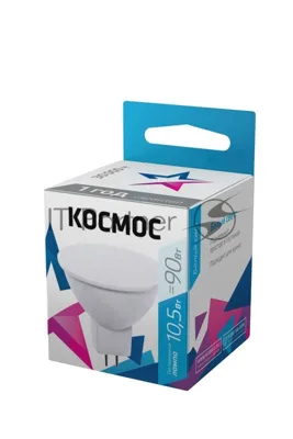 Лампа светодиодная Космос LED BASIC JCDR 10.5Вт 220В GU5.3 4500К