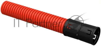 Труба гофрированная двустенная ПНД d50 мм красн. (уп. 50 м) IEK CTG12-050-K04-050-R/CTG12-050-K04-050
