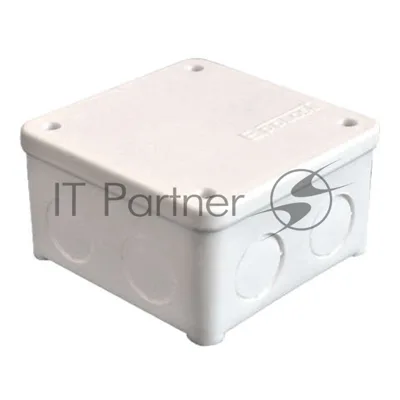 Коробка распределительная ОП 85х85х45 7 выходов без гермовводов IP54 крышка на винтах бел. Epplast 135131