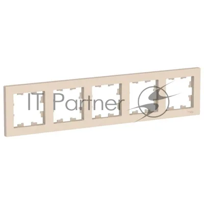 Рамка 5-м ATLAS DESIGN универс. беж. SchE ATN000205