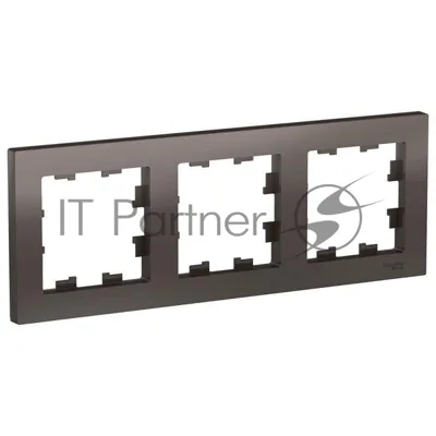 Рамка 3-м AtlasDesign универс. мокко SchE ATN000603