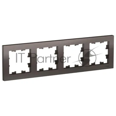 Рамка 4-м AtlasDesign универс. мокко SchE ATN000604