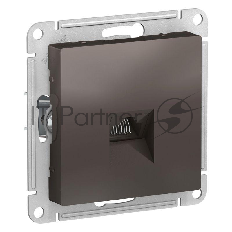 Механизм розетки компьютерной AtlasDesign RJ45 мокко SchE ATN000683