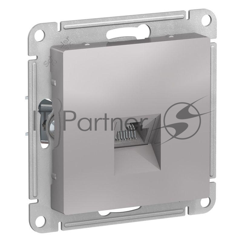 Механизм розетки компьютерной AtlasDesign RJ45 алюм. SchE ATN000383