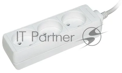 Удлинитель 3х3 м без заземл. 10А IP20 У3 2P IEK WYP10-06-03-03-N