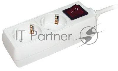 Удлинитель 2х5 м с заземл. 16А IP20 У02К с выкл. 2P+PE IEK WYP10-16-02-05-ZK-N
