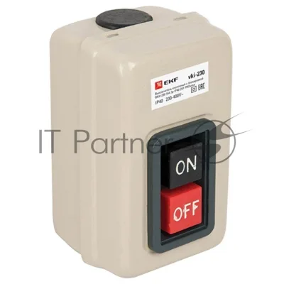Выключатель кнопочный с блокировкой ВКИ-230 3п 16А IP40 PROxima EKF vki-230