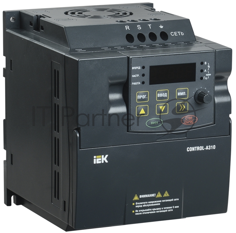 Преобразователь частоты CONTROL-A310 380В 3ф 2.2кВт 5.1А IEK CNT-A310D33V022TEZ