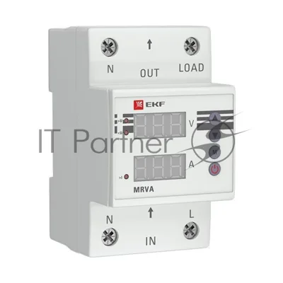 Реле напряжения и тока с дисплеем MRVA 32А PROxiмА EKF MRVA-32A