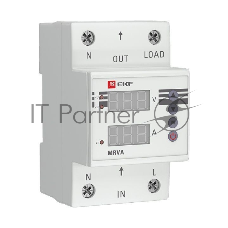 Реле напряжения и тока с дисплеем MRVA 63А PROxima EKF MRVA-63A