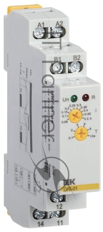 Реле тока ORI 0.05-0.5А 24-240В AC/24В DC ИЭК ORI-01-05