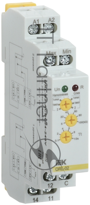 Реле наполн./дренаж ORL 24-240В AC/DC IEK ORL-02-ACDC24-240V