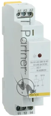 Реле промежуточное OIR 1 конт. (16А) 230В AC IEK OIR-116-AC230V