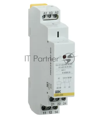 Реле промежуточное OIR 3 конт. (8А) 230В AC IEK OIR-308-AC230V