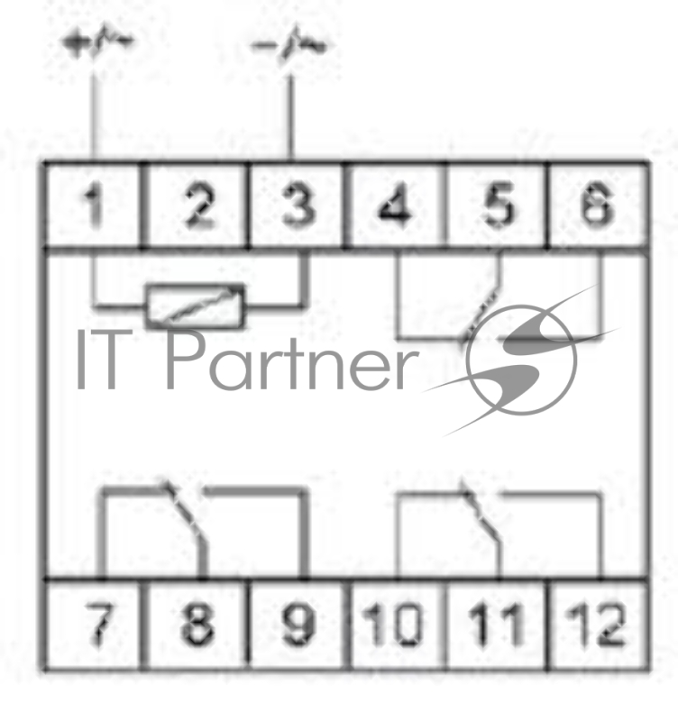 Реле промежуточное PK-3P (монтаж на DIN-рейке 35мм 220В 50Гц 3х8А 3NO/NC IP20) F&F EA06.001.023