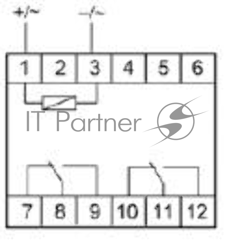 Реле промежуточное PK-2P/Un (монтаж на DIN-рейке 35мм 24В AC/DC 2х8А 2P IP20) F&F EA06.001.008