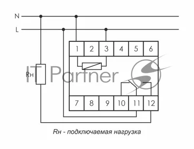 Реле времени PCA-512 (задержка выкл. 230В 8А 1перекл. IP20 монтаж на DIN-рейке) F&F EA02.001.001