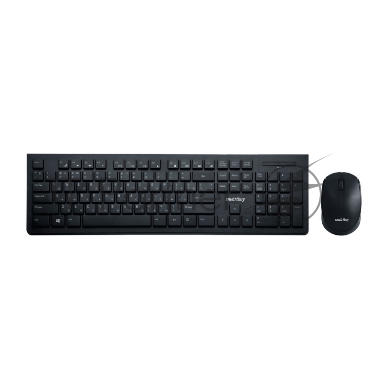 Комплект клавиатура+мышь Smartbuy 206368AG беспроводной, USB, 1600 DPI, чёрный