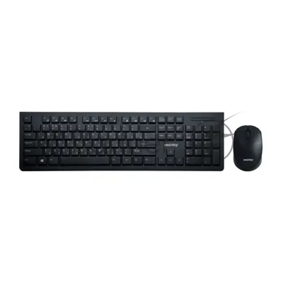 Комплект клавиатура+мышь Smartbuy 206368AG беспроводной, USB, 1600 DPI, чёрный