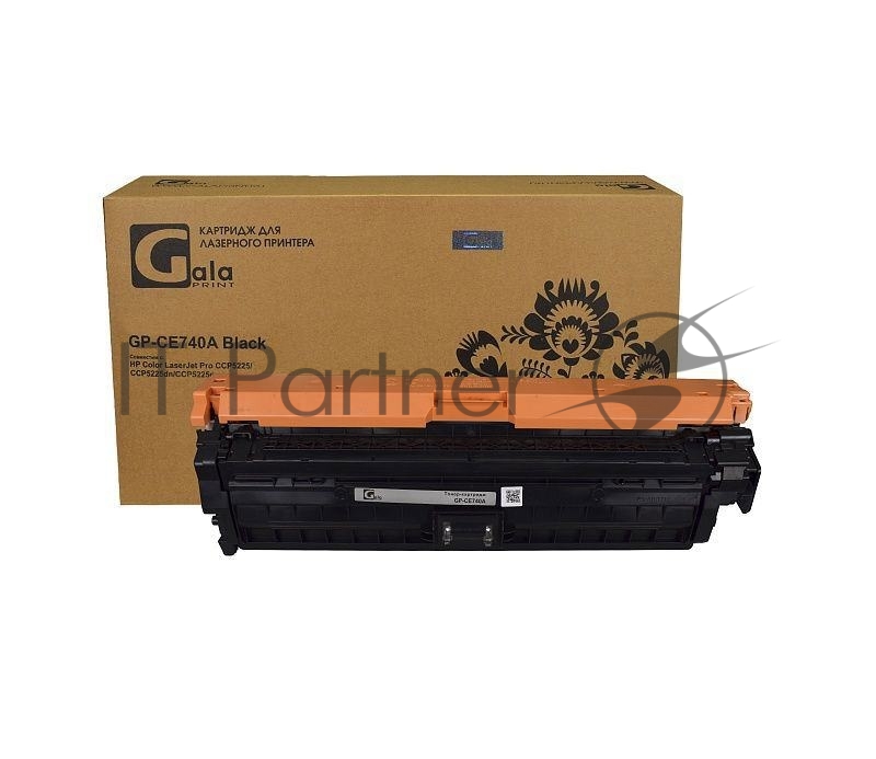 Картридж лазерный GalaPrint GP-CE740A черный (7000 стр) для HP Color LaserJet Pro CP5225