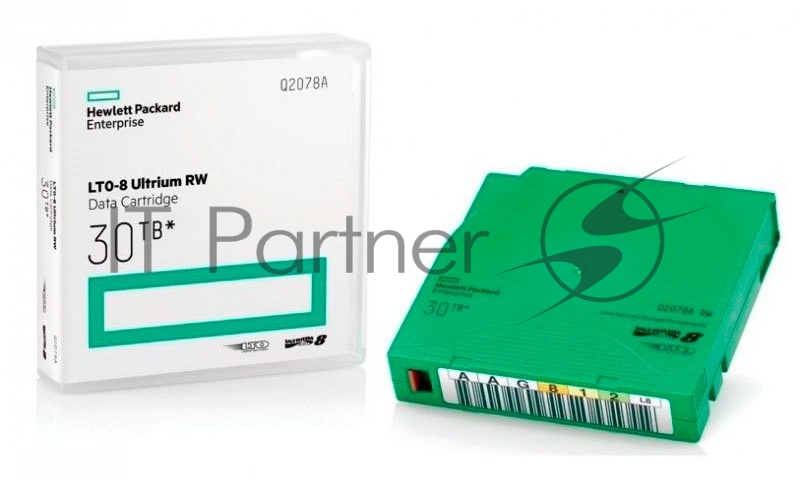 Картриджи HPE LTO-8 30Tb RW Non Cust Lbl 20 Crtg