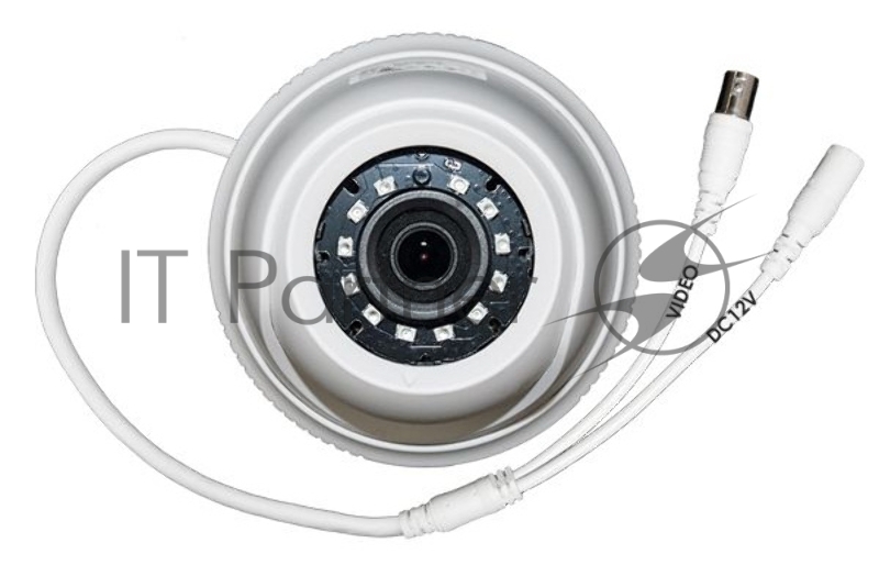 Купольная, универсальная 1080P видеокамера Falcon Eye FE-MHD-DP2e-20 4 в 1 (AHD, TVI, CVI, CVBS) с функцией "День/Ночь"; 1/2.9" F23 CMOS сенсор, разрешение 1920 х 1080, 2D/3D DNR, UTC, DWDR