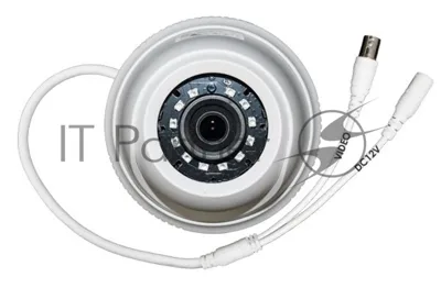 Купольная, универсальная 1080P видеокамера Falcon Eye FE-MHD-DP2e-20 4 в 1 (AHD, TVI, CVI, CVBS) с функцией "День/Ночь"; 1/2.9" F23 CMOS сенсор, разрешение 1920 х 1080, 2D/3D DNR, UTC, DWDR