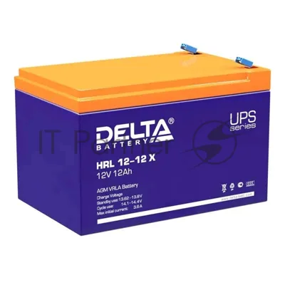 Батарея Delta HRL 12-12 X (12А\ч, 12В) свинцово- кислотный аккумулятор