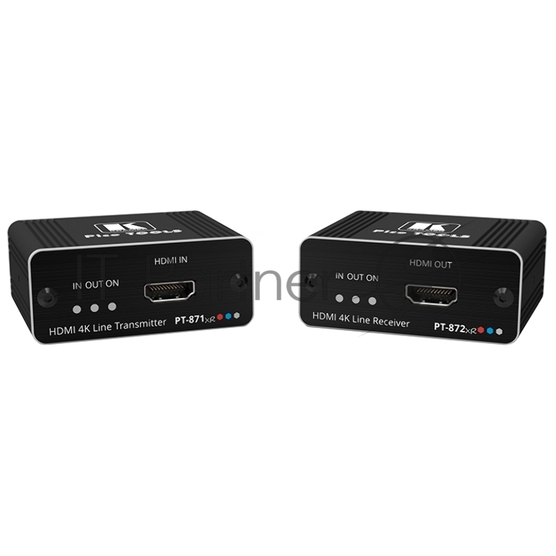 Комплект Kramer Electronics PT-871/2XR-KIT из передатчика и приемника HDMI по витой паре DGKat 2.0; поддержка 4К60 4:4:4
