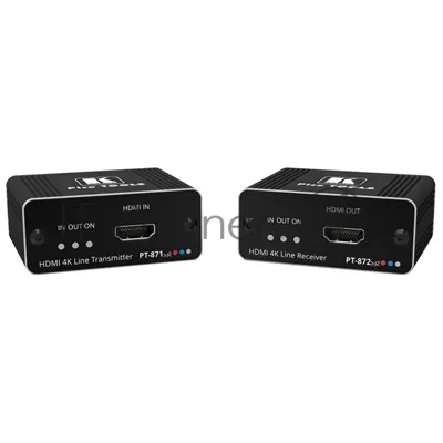 Комплект Kramer Electronics PT-871/2XR-KIT из передатчика и приемника HDMI по витой паре DGKat 2.0; поддержка 4К60 4:4:4
