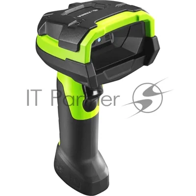Сканер штрих-кода ручной Zebra DS3608 (DS3608-ER3U4602ZVW) 2D Imager (дальнобойный), проводной, USB, RS-232 (COM порт, Serial), зеленый/черный