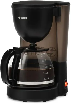 Кофеварка капельная Vitek VT-1500(MC) черный, исп. кофе - молотый, 1.25 л, 600 Вт