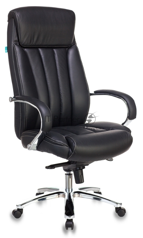 Кресло Бюрократ T-9922SL/BLACK черный, кожа