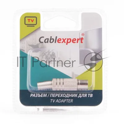 Разъем Cablexpert TVPL-01, TV (папа), блистер