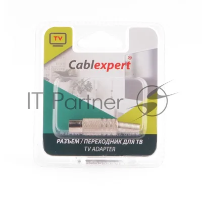 Разъем Cablexpert TVPL-02, TV (мама), блистер