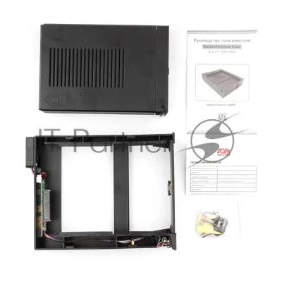 Салазки Mobile rack 3,5"" SATA I/II/III AgeStar SMRP (BLACK), черный