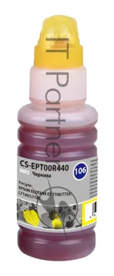 Чернила Cactus CS-EPT00R440 106Y желтый 70 мл для Epson L7160/L7180