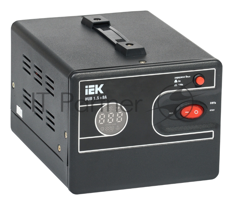 Стабилизатор напряжения переносной IEK IVS21-1-D15-13 HUB 1,5кВА