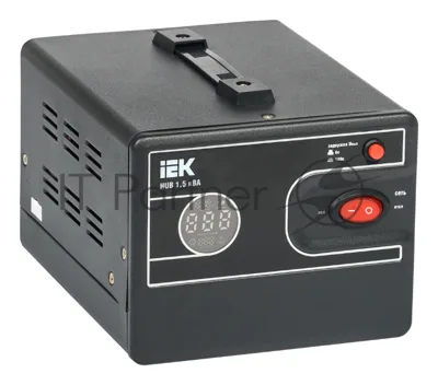 Стабилизатор напряжения переносной IEK IVS21-1-D15-13 HUB 1,5кВА