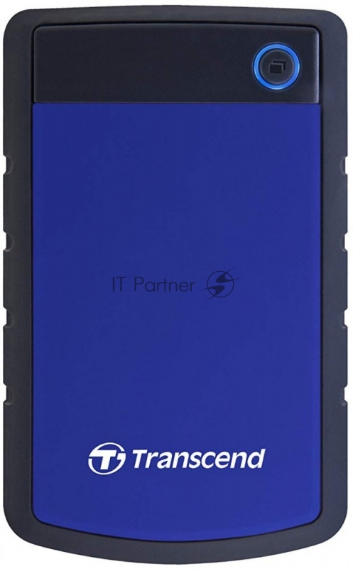 Внешний HDD 2.5" Transcend StoreJet 25H3, 4TB, USB 3.2 Gen 1 Type-A, 5400 rpm, синий