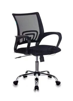Кресло Бюрократ CH-695N/SL/BLACK черный, сетка, 120 кг, механизм качания
