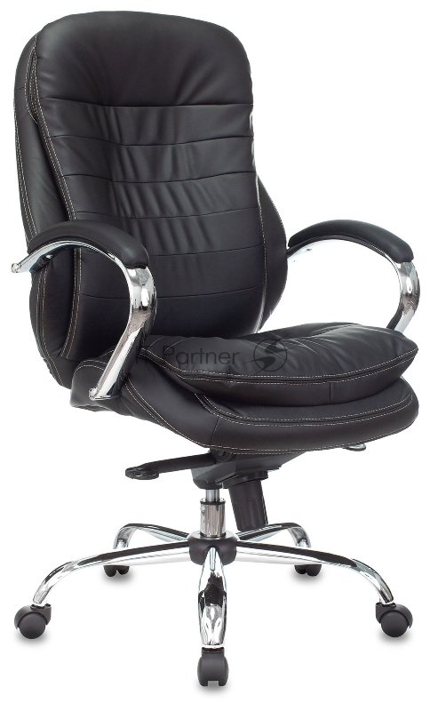 Кресло Бюрократ T-9950/BLACK-PU черный, экокожа