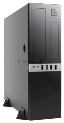 Компьютерный корпус с блоком питания 300Вт. Сase Foxline mATX Desktop 300W, 2xUSB 3.0, 2xUSB 2.0, toolless, Black, 8см. fan, powercord