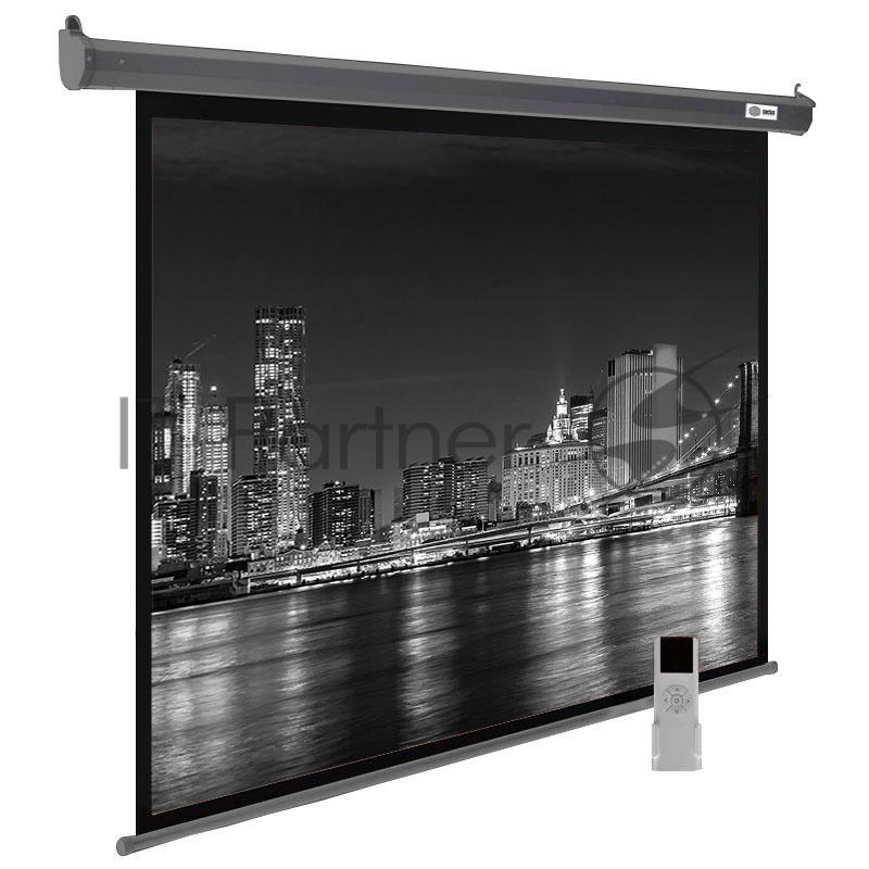 Экран Cactus 175x280 см SIlverMotoExpert CS-PSSME-280X175-DG 16:10 настенно-потолочный рулонный темно-серый (моторизованный привод)