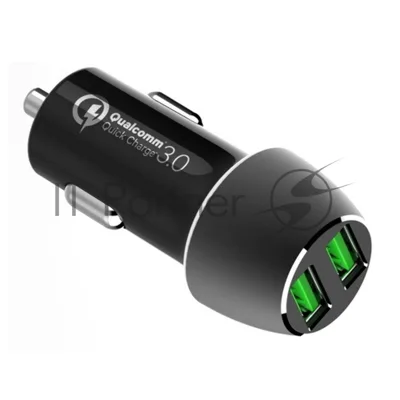 Автомобильное ЗУ ACD 36Вт, 2xUSB QC, 3.6~12В/3А RTL