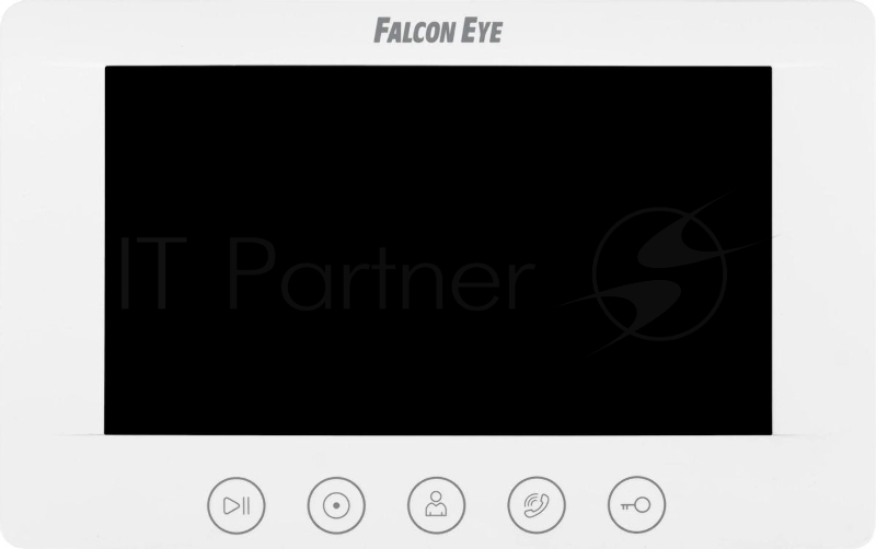 Видеодомофон Falcon Eye COSMO дисплей 7" TFT; механические кнопки; подключение до 2-х вызывных панелей ; OSD меню; интерком до 4 мониторов; питание AC