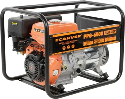 Электрогенератор бензиновый Carver PPG-6500 Builder, 5.5 кВт, 96 дБ, 67,5 кг