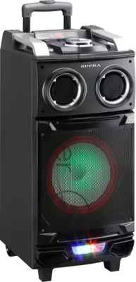 Минисистема SUPRA SMB-880 черный 140Вт/FM/USB/BT/SD